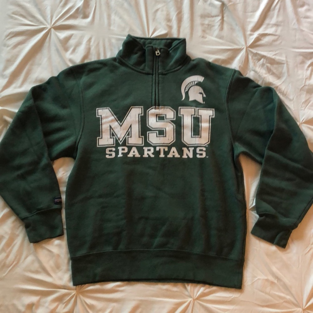 Michigan State Quarter Zip Sweatshirt